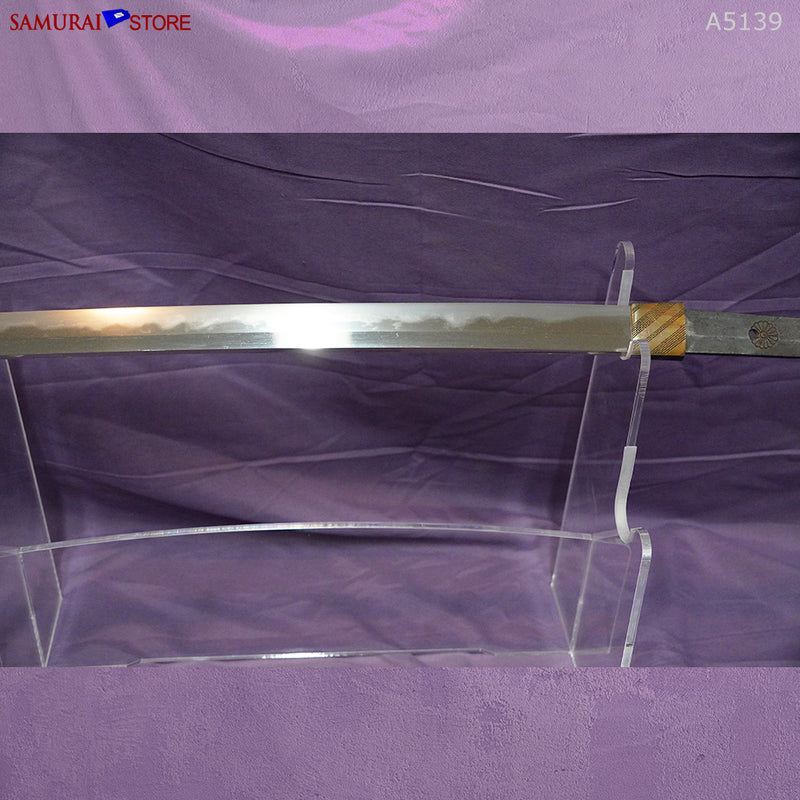 A5139 Pair of antique Daisho Katana & Wakizashi w/ NBTHK Hozon certificates