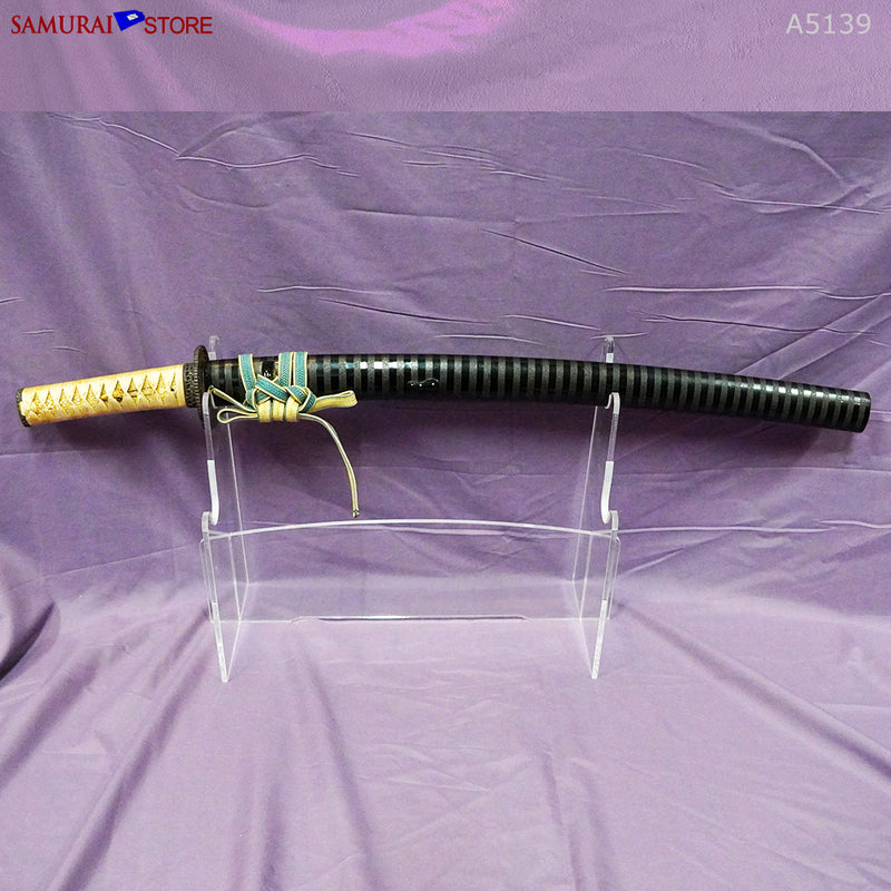 A5139 Pair of antique Daisho Katana & Wakizashi w/ NBTHK Hozon certificates