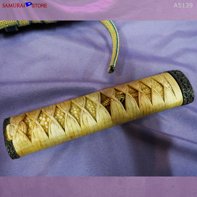 A5139 Pair of antique Daisho Katana & Wakizashi w/ NBTHK Hozon certificates