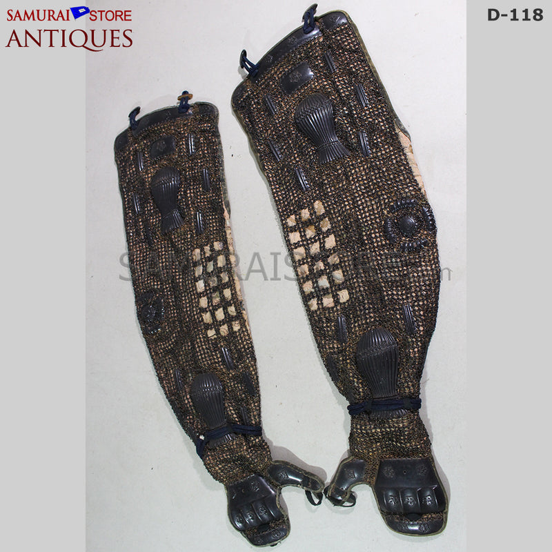 D118 Antique Samurai Armor Edo Shogunate Period w/ Certificate