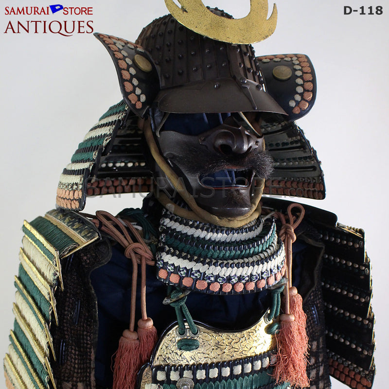 D118 Antique Samurai Armor Edo Shogunate Period w/ Certificate