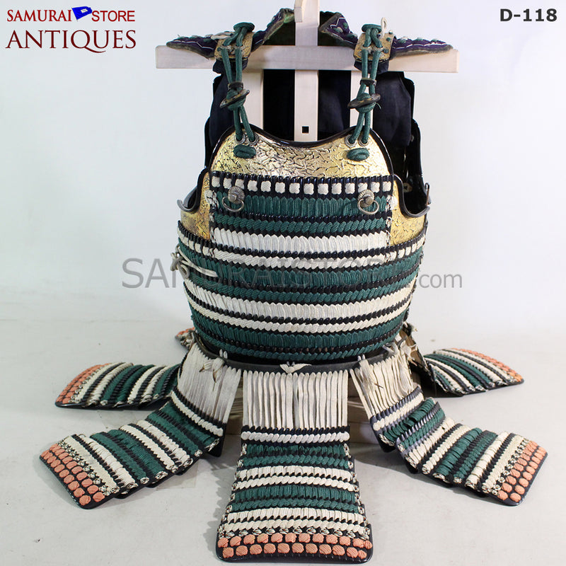 D118 Antique Samurai Armor Edo Shogunate Period w/ Certificate