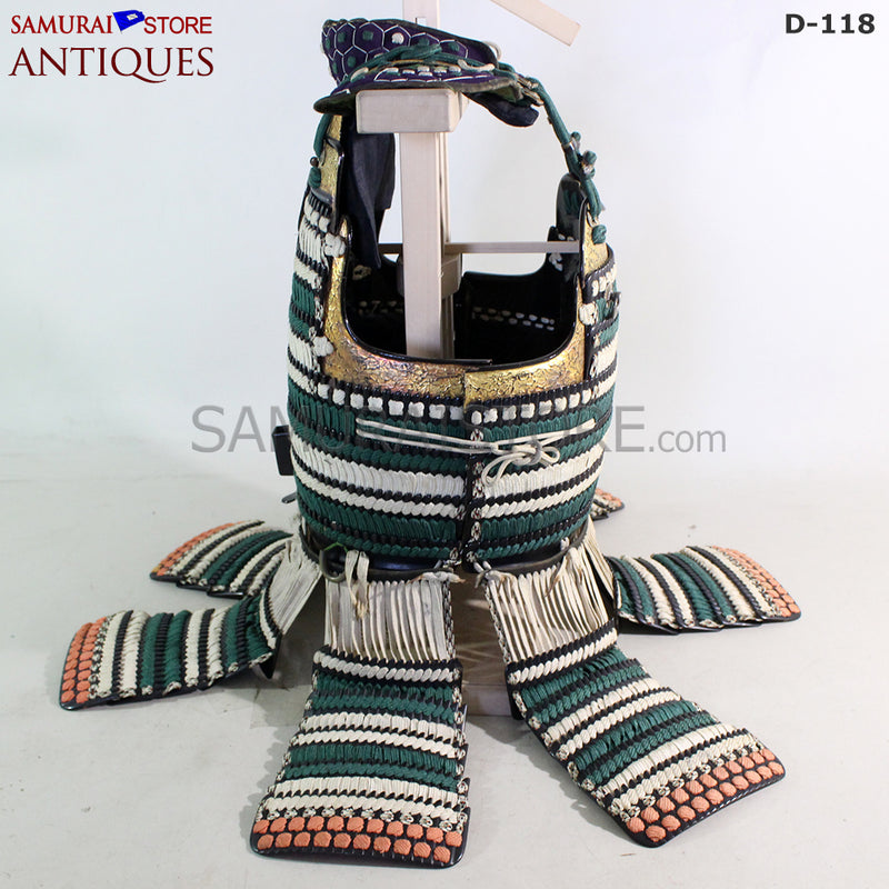 D118 Antique Samurai Armor Edo Shogunate Period w/ Certificate