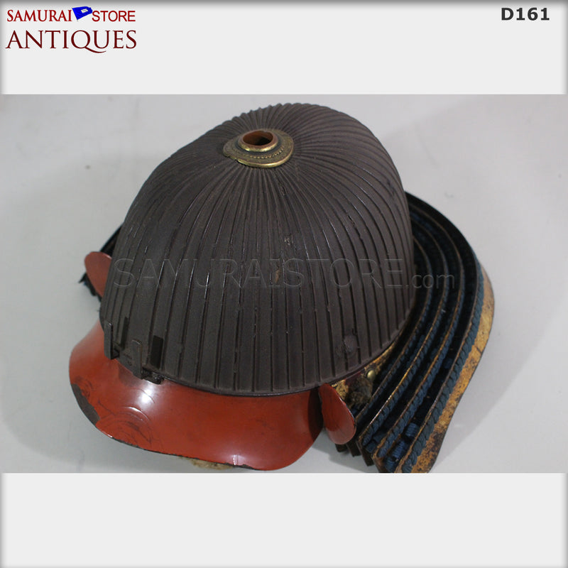 D161 Antique Armor Vermilion Red Edo period w/ certificate