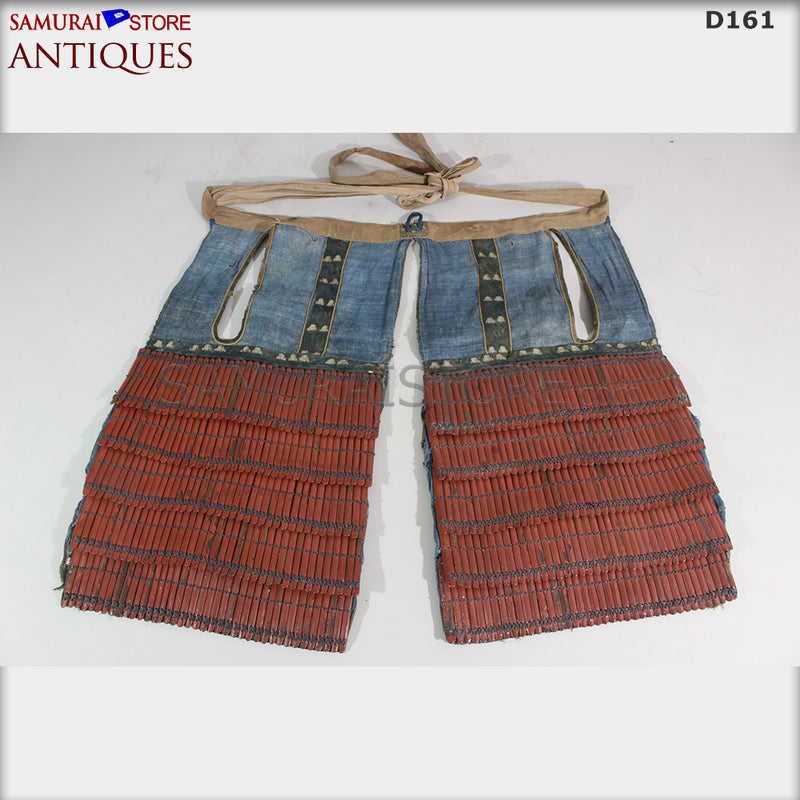 D161 Antique Armor Vermilion Red Edo period w/ certificate