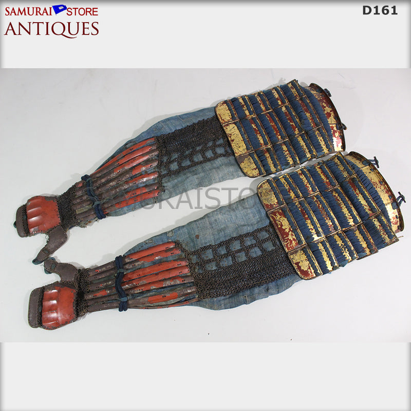 D161 Antique Armor Vermilion Red Edo period w/ certificate