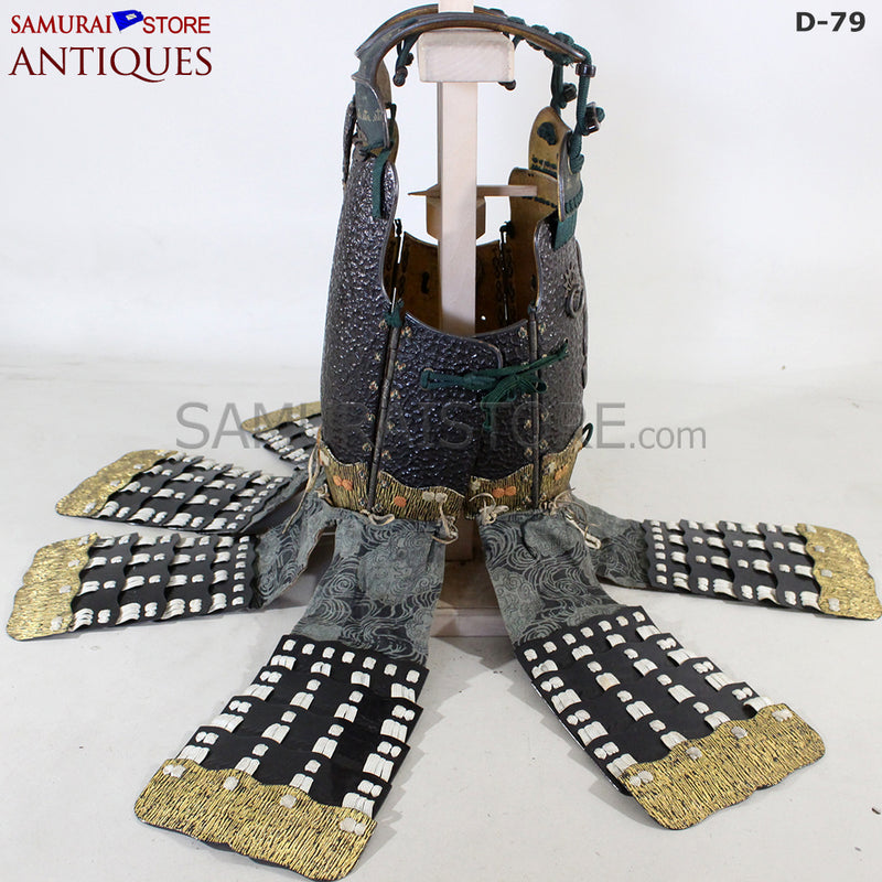 D79 Antique Samurai Armor Edo period w/ 2nd grade certificate