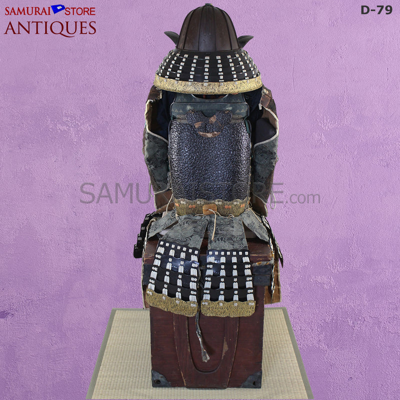 D79 Antique Samurai Armor Edo period w/ 2nd grade certificate