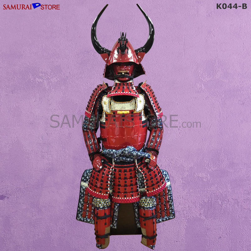 (Ready-To-Ship) K044 Red Suigyu Samurai Armor