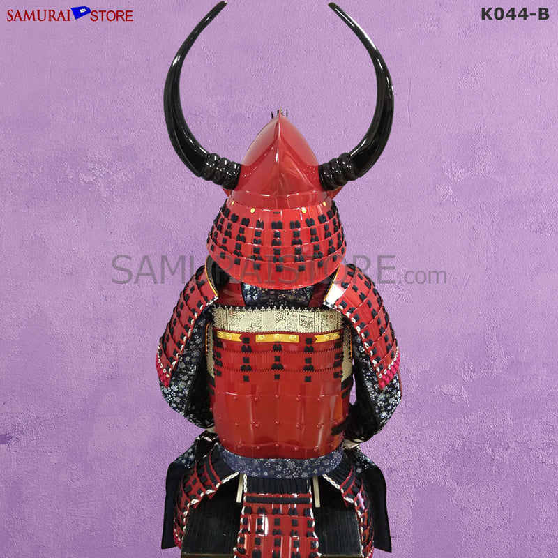 (Ready-To-Ship) K044 Red Suigyu Samurai Armor