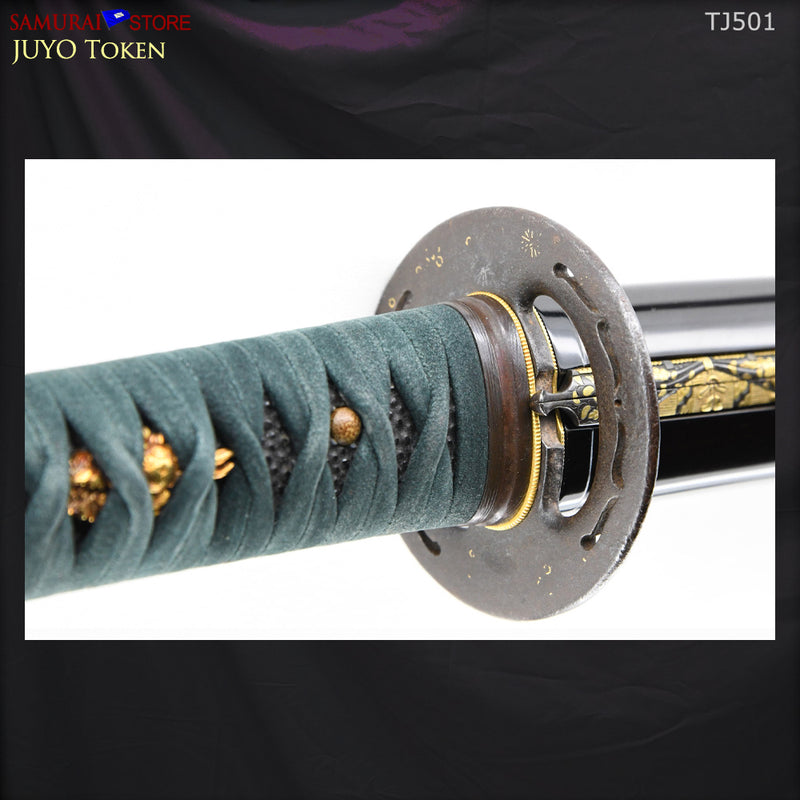 TJ501 Katana sword RAI-KUNIYASU -  NBTHK JUYO Token Important Sword certificate