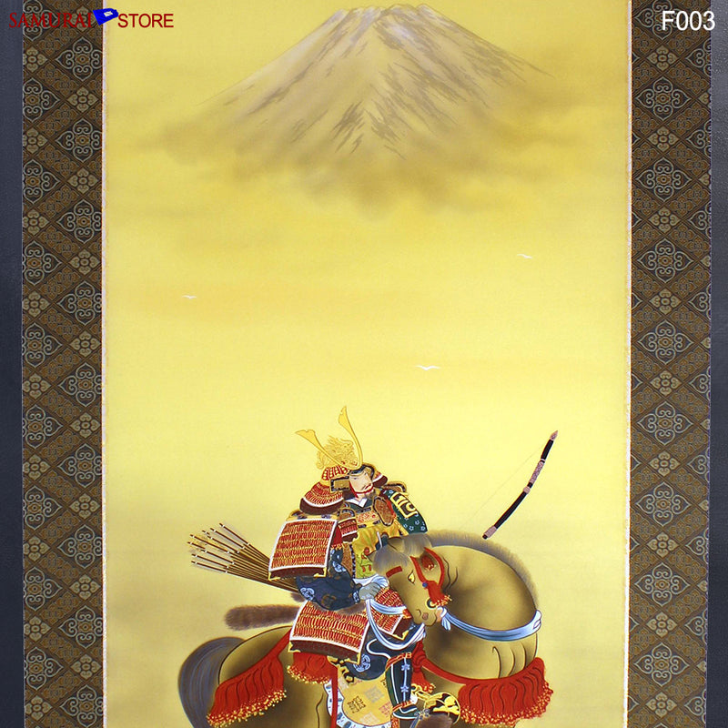 Hanging Scroll Samurai Warrior by Murai Koko - Kakejiku F003 - SAMURAI STORE