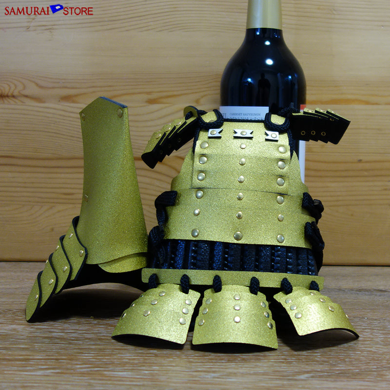 Samurai Bottle Armor Gold MAEDA TOSHIIE - SAMURAI STORE